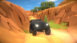 Offroad Horizons: Arcade Rock Crawling