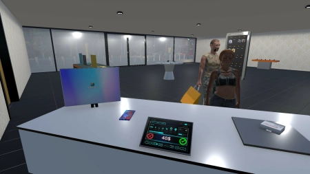 Electronic shop simulator