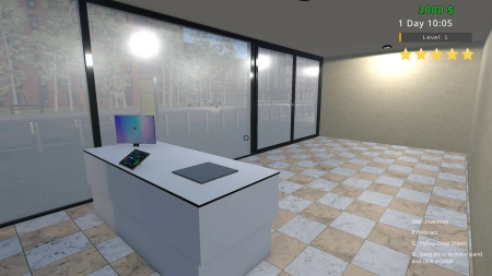 Electronic shop simulator